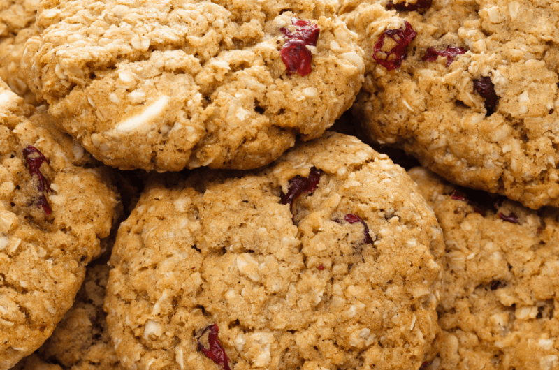 Haferflocken-Cranberry-Cookies