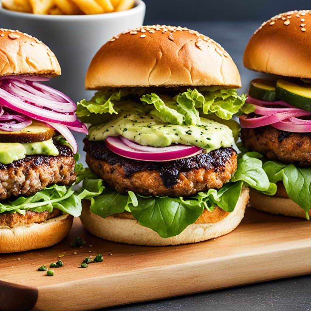 Beliebte Burger-Rezepte, Veggie-Burger, Fischburger