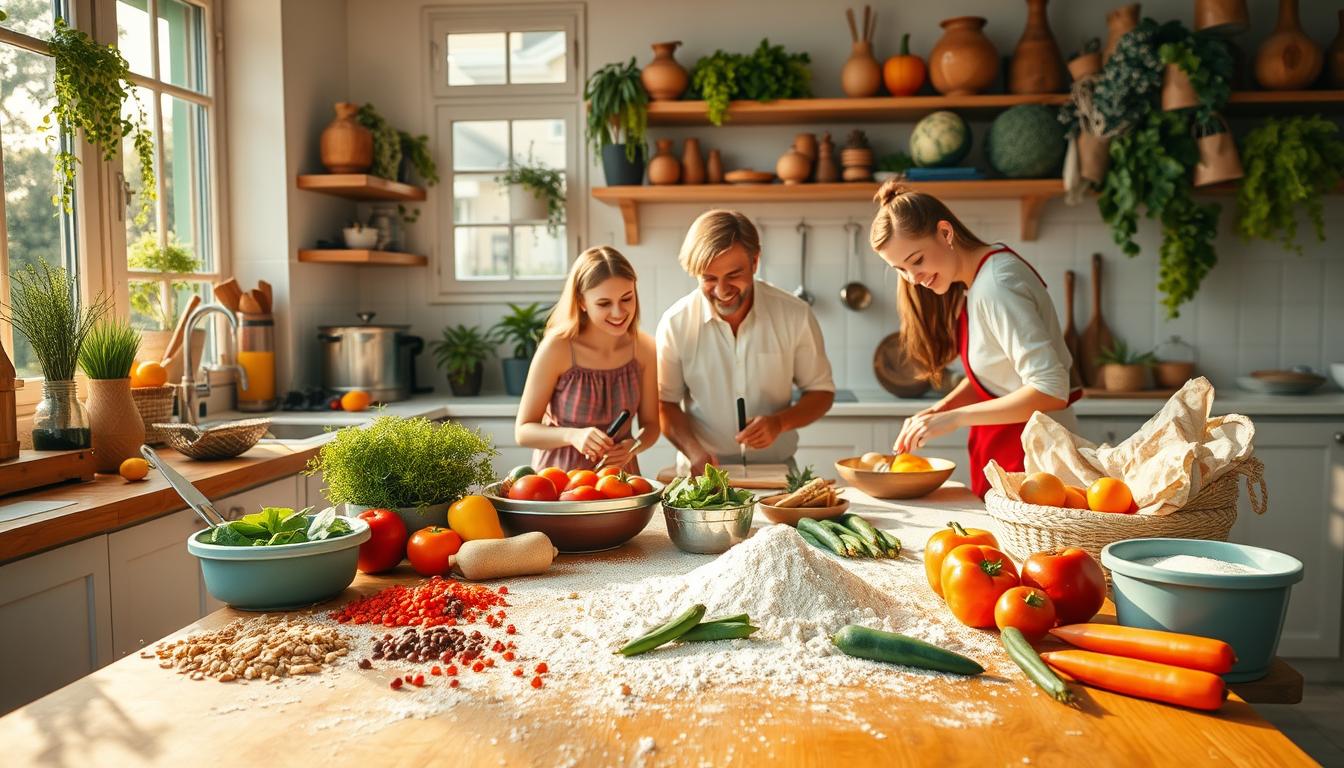 Einfache Rezepte für die Familie